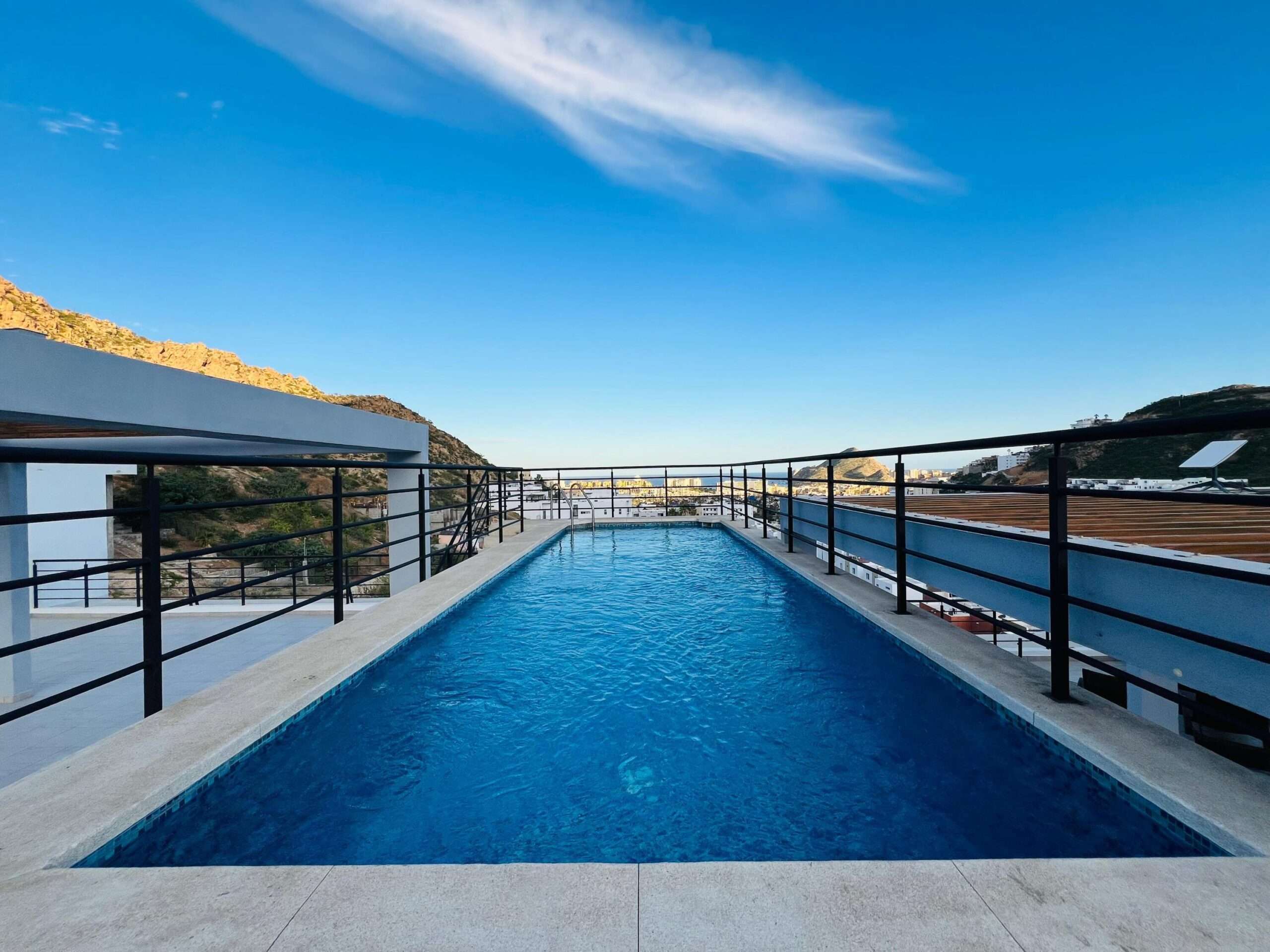 Los Cabos Breeze Of Cabo Discover the charm of Ground Floor Unit #103 at Breeze of Cabo, located in the sought-after Sunset area of Cabo San Lucas.This modern 2-bedroom, 2-bathroom condo features a spacious private patio β perfect for enjoying the warm weather and outdoor living. , the unit includes underground parking and access to a shared rooftop with a swimming pool and panoramic ocean for sale