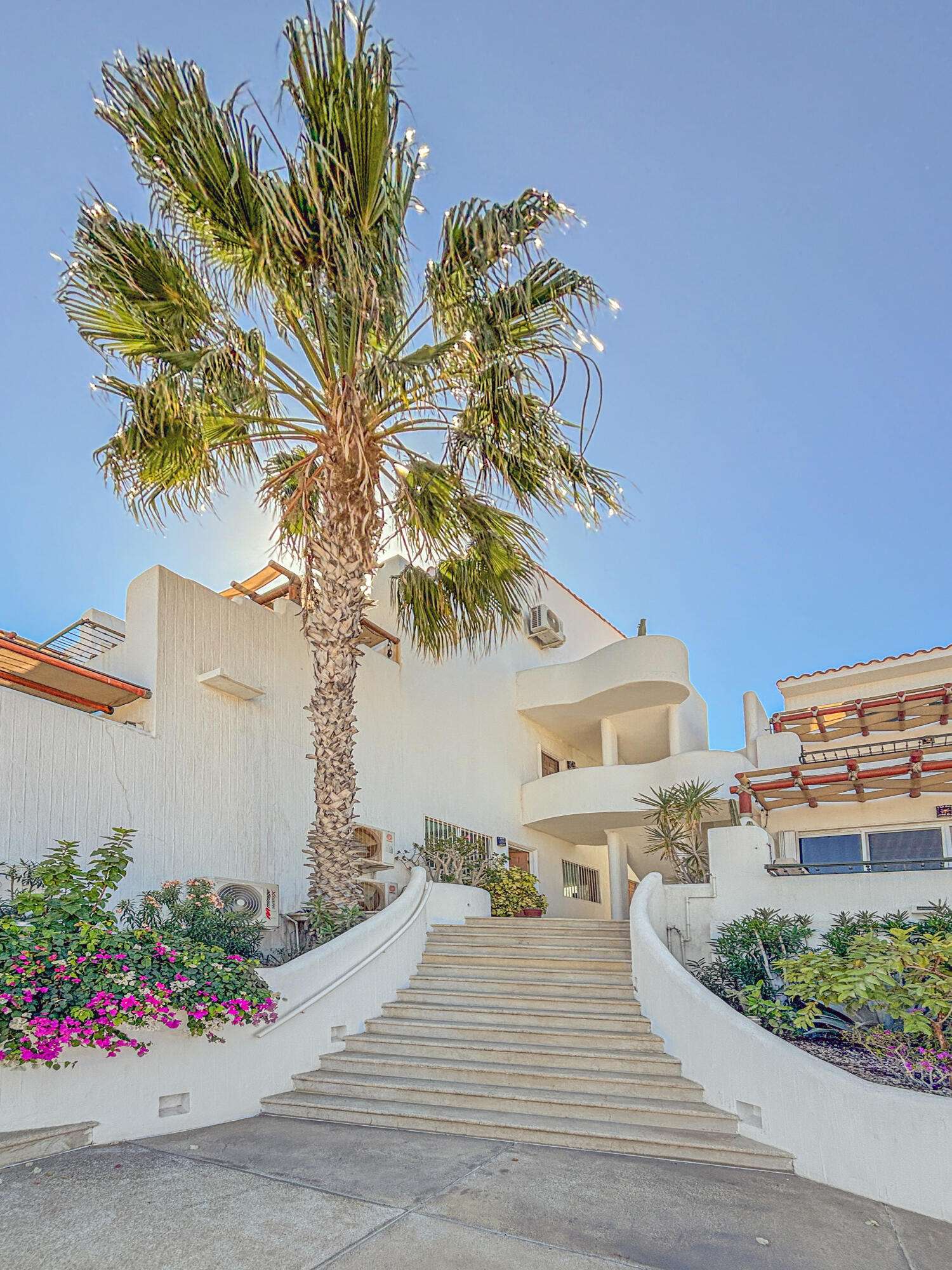 Los Cabos Casa Nima The crown jewel of Casa Nima, this extraordinary penthouse is the only one on its floor, offering absolute privacy with private elevator access and no neighboring units. Designed entirely on one level, it features 4 bedrooms and 4 full bathrooms, where refined living meets effortless flow.The open-concept living area extends onto a generous terrace, framing breathtaking for sale