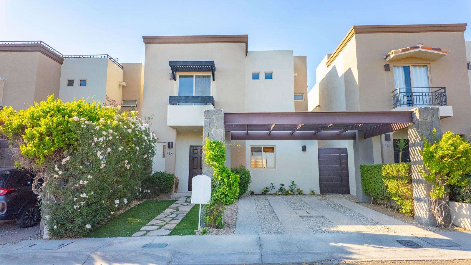 Los Cabos Camino Del Mar BEST DEAL IN CAMINO DEL MAR! Located in el Tezal, Los cabos, Upgraded home with Maids quarters, Marbel Floors and Grill area, Don't miss the Opportunity to own this 3-Bedroom, 3.5-Bath plus Maid quarters Home in Camino del Mar, Cabo San Lucas, Discover your dream home in the tranquil Camino del Mar community! fully furnished, turnkey property offers an unparalleled living experience for convenience and privacy. Low HOA Fees - Affordable livingResort-Style Amenities:24/7 Gated Security - Peace of mind day and night Sparkling Community Pool - Perfect for cooling off on warm Cabo days Fully Equipped Gym - Stay fit and active without leaving the community Beautiful Park - A serene space to enjoy nature and Pet Park. for sale