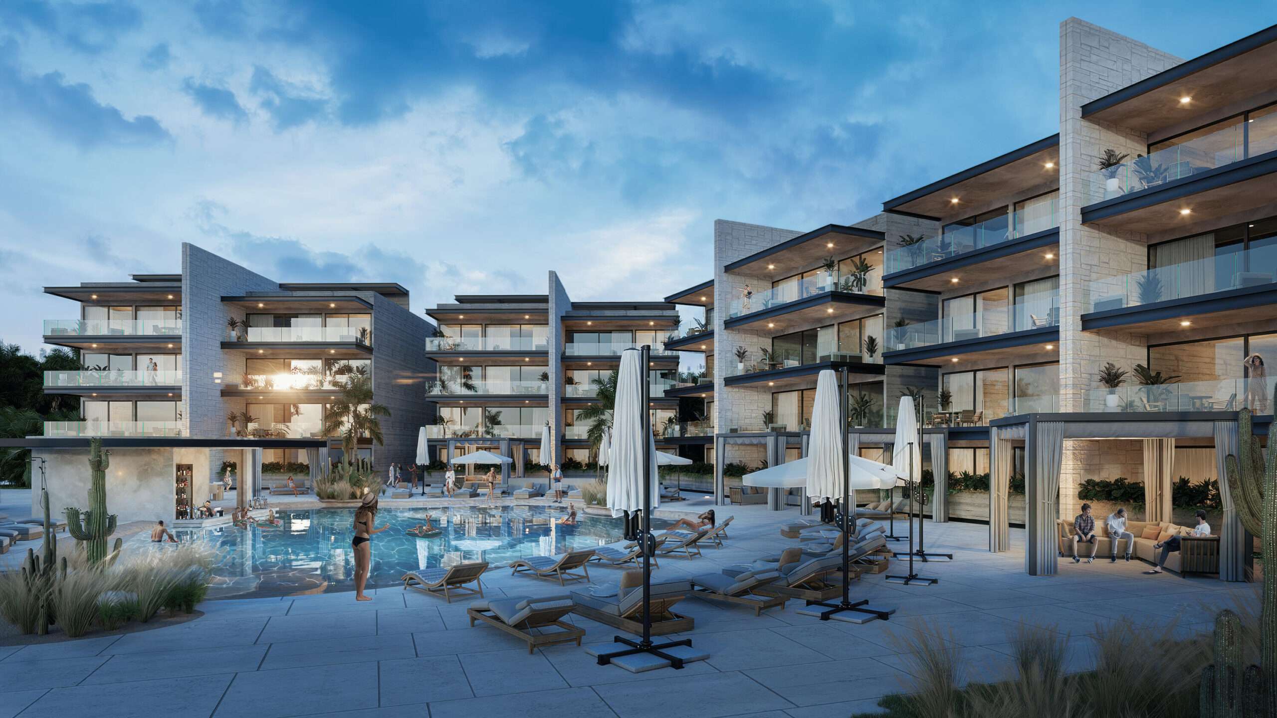 Los Cabos Punto Nima Punto Nima is a development designed and constructed by Central de Arquitectura.This stunning unit feels like a townhouse in the sky, offering the privacy and space you want with the ease of condo living. With light-filled interiors, thoughtful design, and seamless indoor-outdoor flow, every corner is crafted to highlight the spectacular for sale