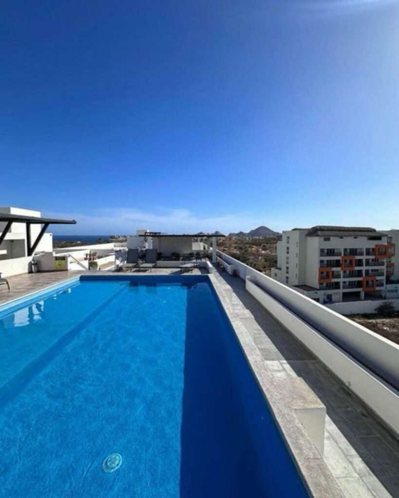 Los Cabos Cora Turnkey and beautifully furnished, CORA Sunrise D202 offers effortless luxury living in the highly sought-after Club Campestre community of San José del Cabo. This 3-bedroom, 3.5-bath residence showcases a bright open-concept design with a modern kitchen, oversized island, and spacious living and dining areas that flow seamlessly onto a large private terrace through floor-to-ceiling sliding glass doors--perfect for indoor-outdoor entertaining.Each bedroom is thoughtfully designed for comfort and privacy, complemented by contemporary finishes and stylish bathrooms throughout. Expansive outdoor living spaces invite you to relax and enjoy the serene surroundings.Residents of CORA Sunrise enjoy resort-style amenities, including a pool, fitness center, jacuzzi, kids' area, and 24/7 gated s rity. Ideally located just minutes from world-class golf, pristine beaches, dining, and the vibrant Art District, this property is perfect as a full-time residence, vacation getaway, or investment opportunity. – Bahia 505 Sunrise 5to Nivel, Cabo Corridor, BS