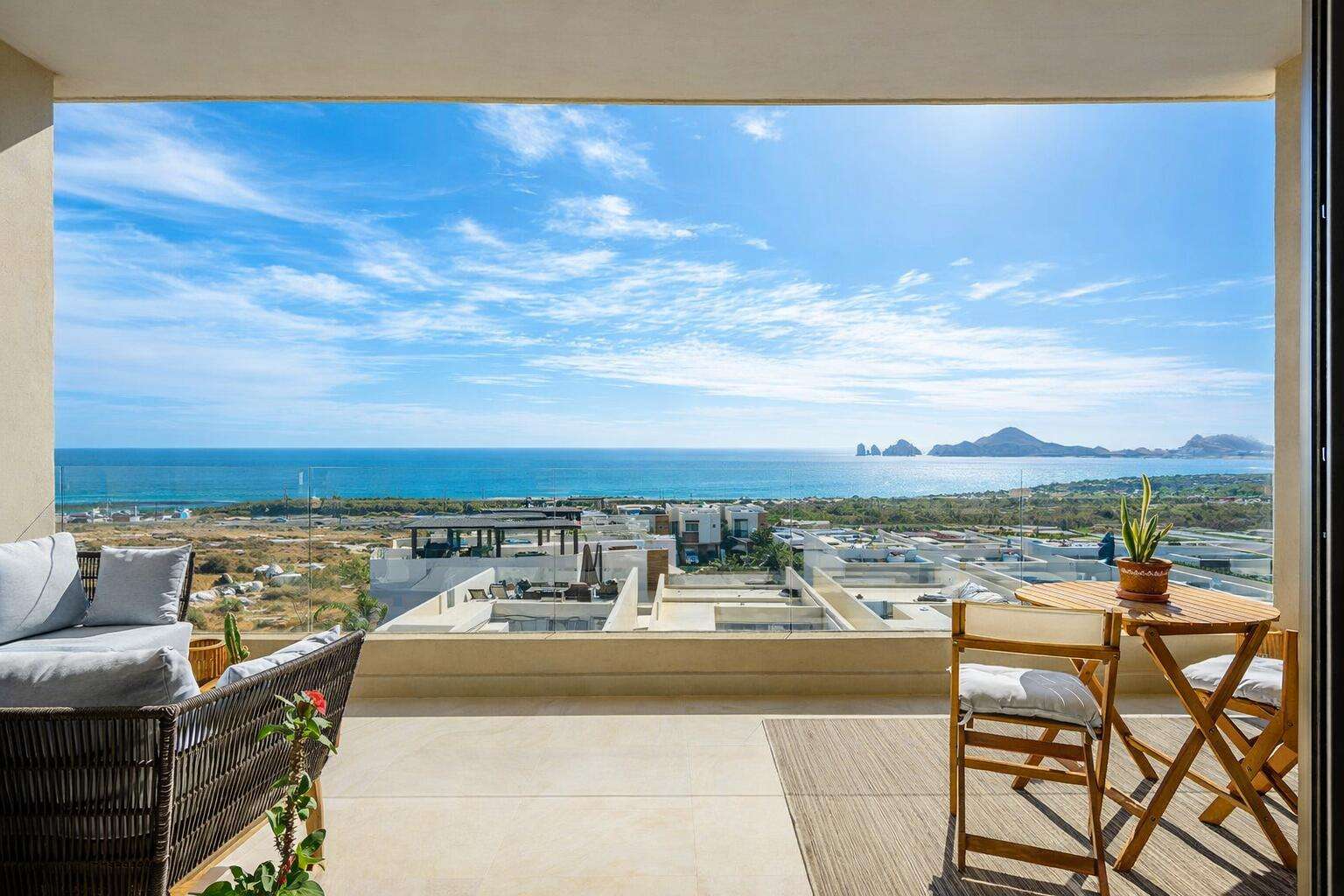 Los Cabos Cascadas The unit is located within Cascadas Pedregal, one of the most sought after developments within Pedregal. Great Marina and ocean for sale