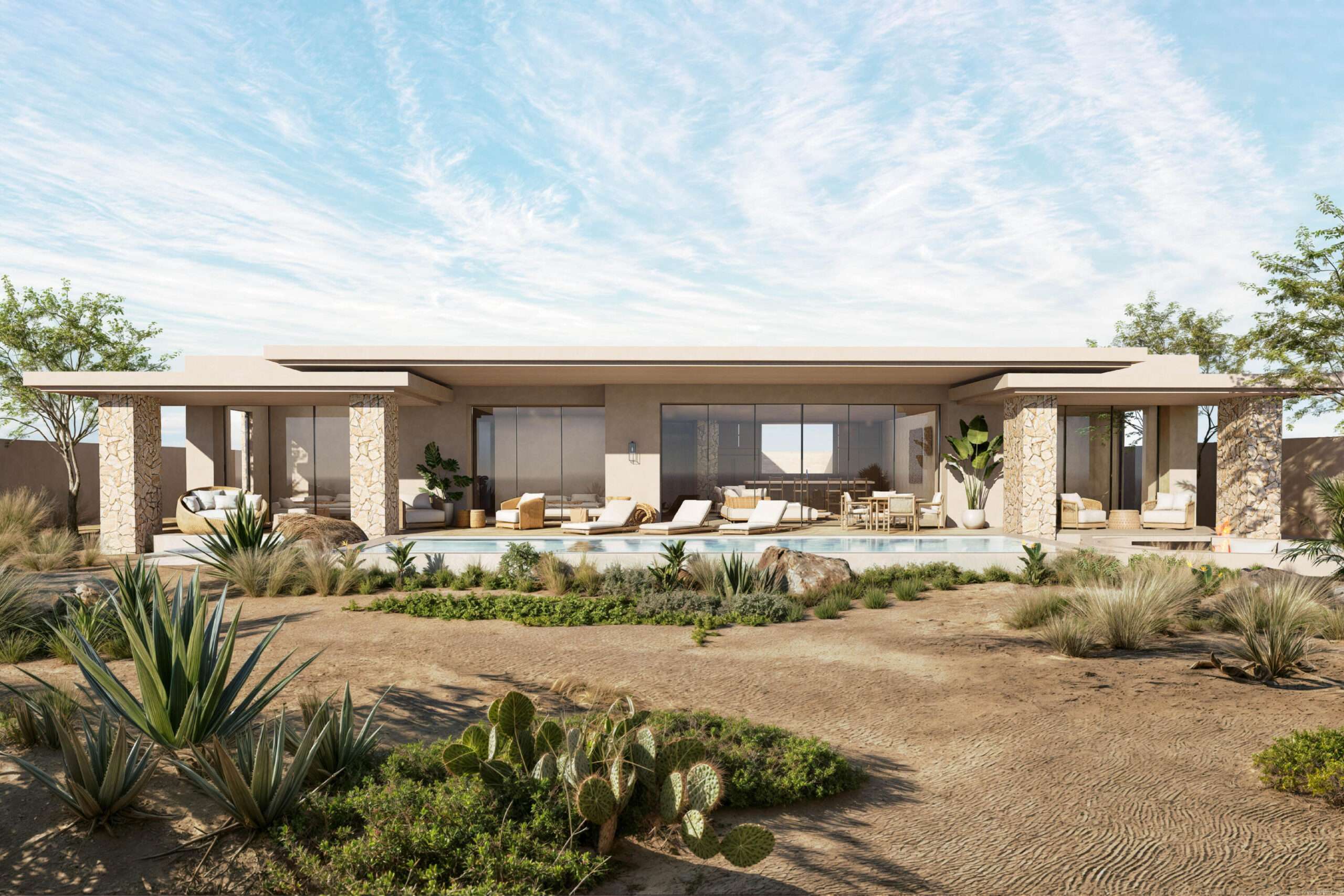Los Cabos Palmilla Estates Discover a standout investment opportunity in coveted Palmilla Estates, where relaxed coastal style meets refined comfort. This single-story 3-bedroom, 3-bath home blends natural stone, warm wood beams, and a gourmet kitchen with high-end appliances, breakfast nook, and full bar. A generous entry courtyard opens to a heated pool, jacuzzi, outdoor kitchen, and a sun-washed yard overlooking the 9th fairway of the Jack Nicklaus Mountain Course. Eligible for a golf membership, it also makes an effortless vacation retreat with close access to Palmilla Beach, world-class amenities, and the charming San JosΓ© town center. for sale