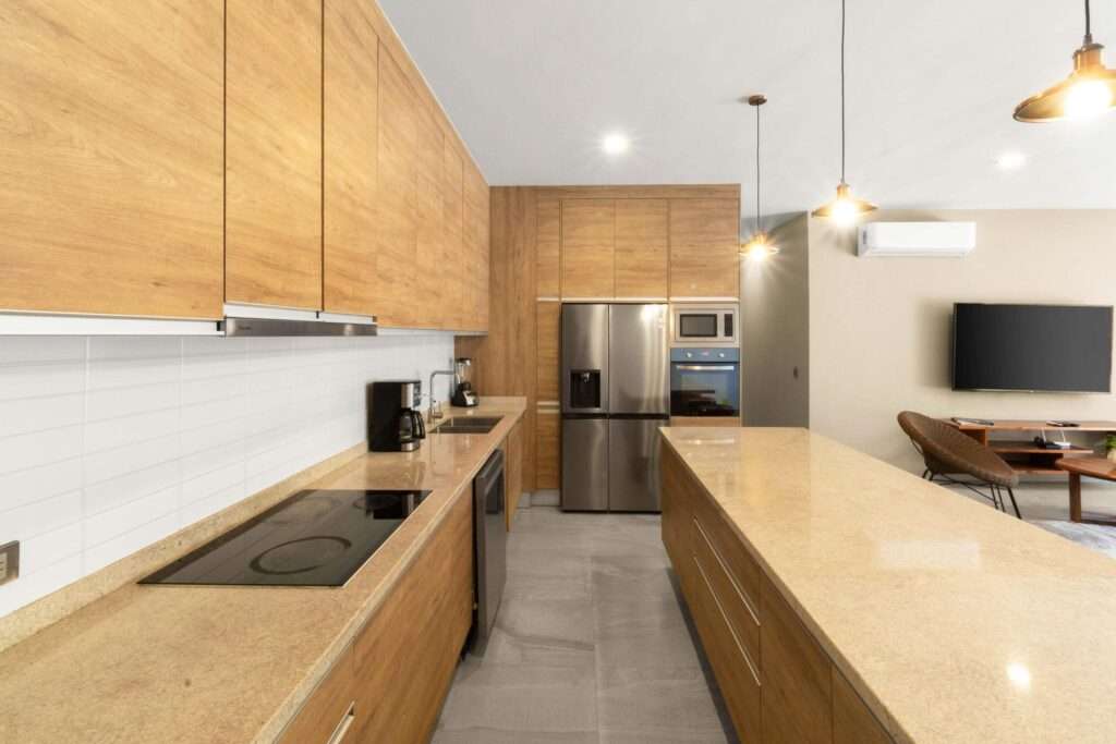 Los Cabos Sabina Residencial This is the epitome of Baja living. This first floor corner unit is truly a gem. It has premium package upgrades throughout. They include stainless steel appliances dishwasher, fridge freezer cooktop. All bathroom fixtures are premium quality. There is also a washer and dryer. The unit has amazing – Miro Los Cabos, Lienzo, Cabo San Lucas, Cabo San Lucas, BS