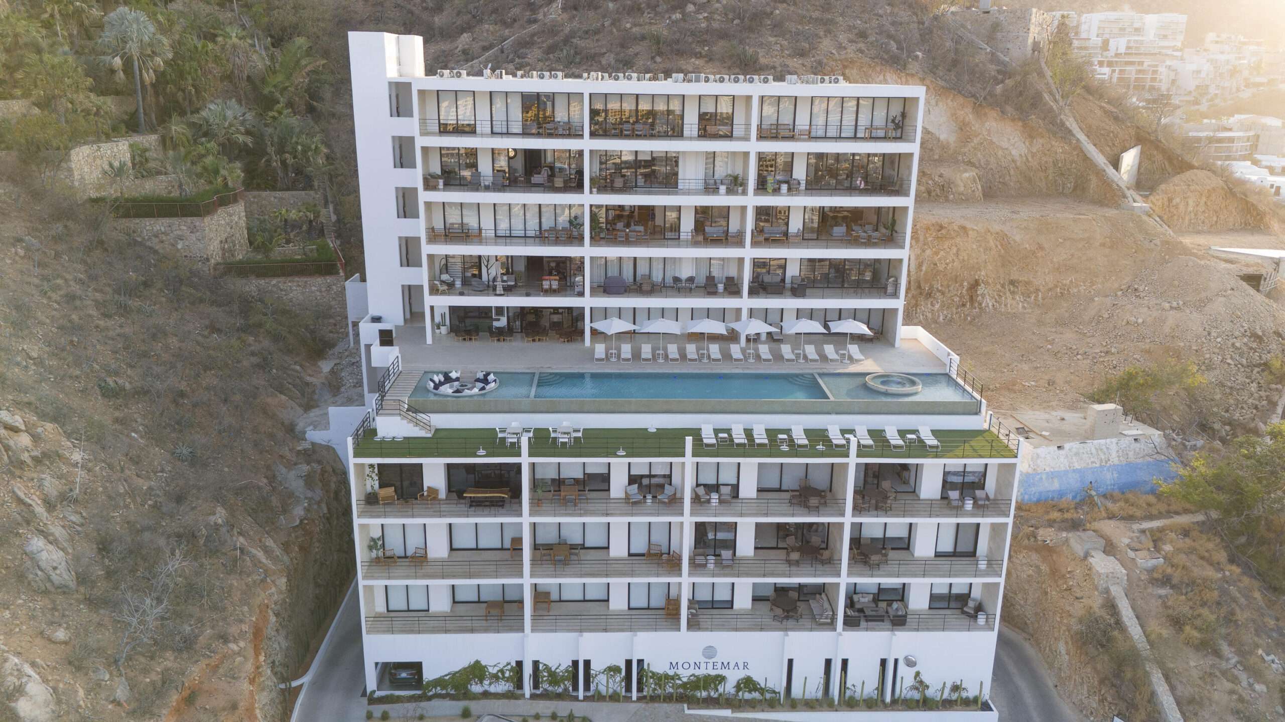 Los Cabos Marea Los Cabos This Vibrant 3 Bedroom Condo is located in Downtown Cabo San Lucas inside the spectacular new development Marea at only 500 hundred meters from Medano Beach.The Vibrant Condo has a fully equipped opened kitchen, a living room with beautiful natural light an private terrace, master bedroom with en-suite bathroom, walking closet, working area and balcony, second bedroom with en-suite bathroom, closet and balcony, third bedroom with closet and balcony, a full bathroom. The community has 24/7 security, lobby, gym, pool, roof top with jacuzzi and BBQ area.Vibrant Condo is a turnkey property with great ROI for sale