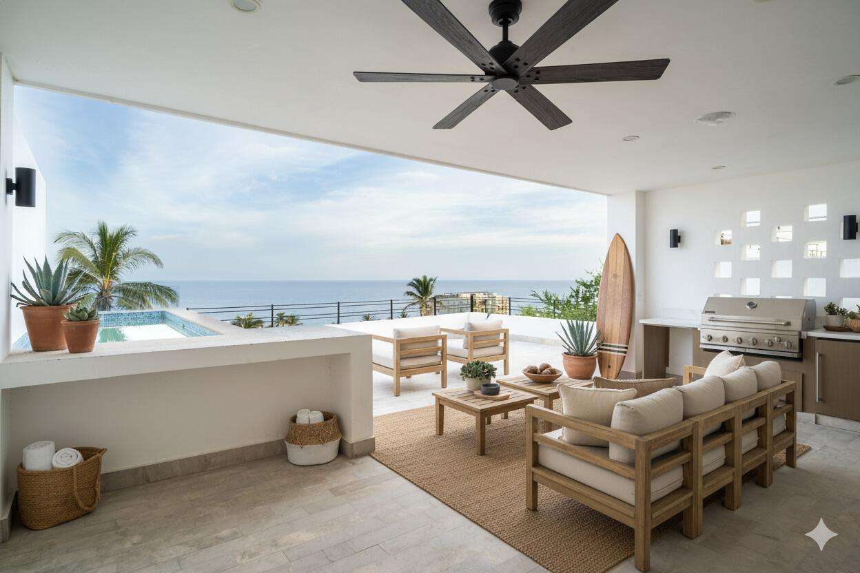Los Cabos Maroma Los Cabos Boutique development located in El Tezal ( behind Santa Carmela Market), one of the fastest-growing and most desirable areas in Cabo San Lucas. This exclusive project offers only 8 units, with just 2 condos per floor, ensuring privacy and comfort.Each unit features:2 bedrooms,2 full bathrooms + 1 half bath, Open-concept kitchen, living, and dining area.Ocean for sale