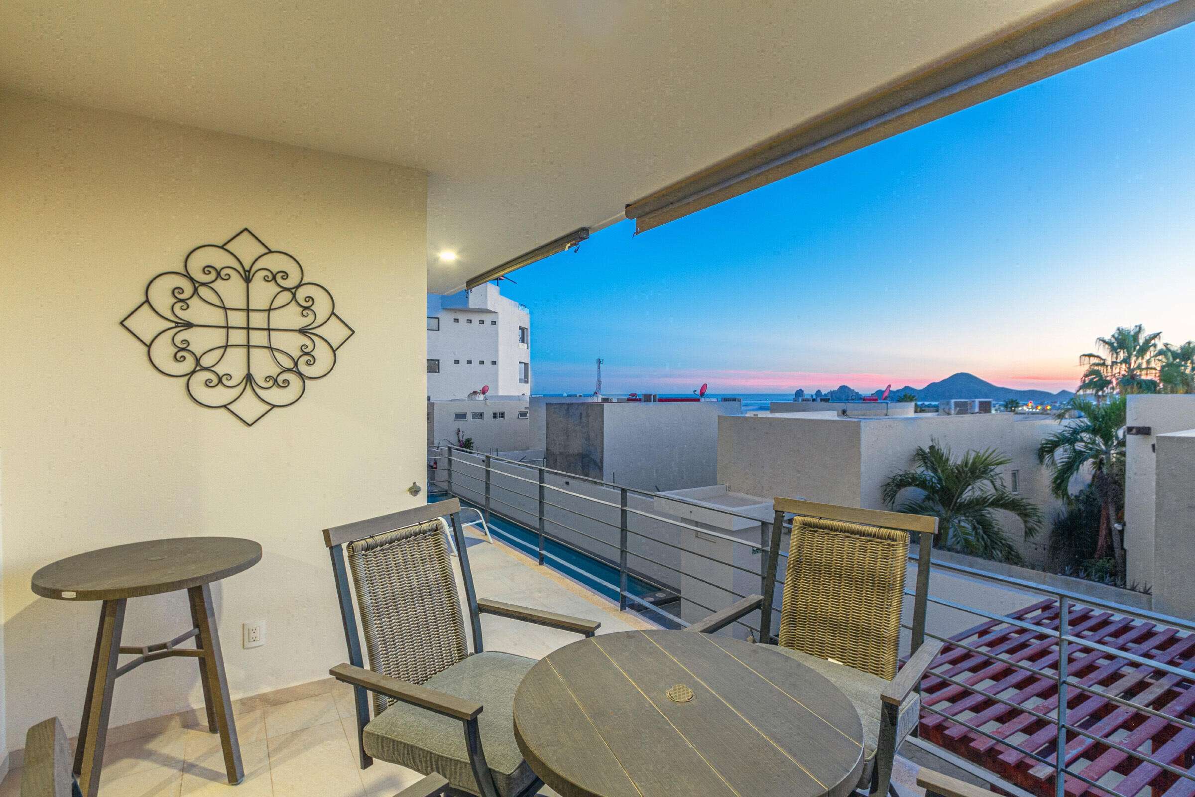Los Cabos Cabo Cortez Welcome to Cabo Cortez, an intimate collection of just 16 boutique residences offering the ultimate in modern luxury beside the San JosΓ© del Cabo Marina. Designed with elegance and sophistication, these residences place you steps from the yachts, fine dining, and vibrant energy of the marina's heart. Residents enjoy curated amenities including a resort-style pool, firepits, zen garden, wine lounge with private lockers, gym, and underground enclosed parking with individual storage units. Each home is delivered with SMEG kitchen appliances, refined finishes, a Big Green Egg BBQ, and its own private jacuzzi. From your terrace, take in tranquil for sale