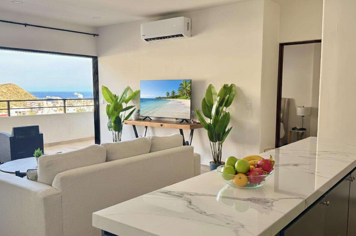 Los Cabos Luxotica Ii Luxotica delivers easy Cabo living in the Sunset areaβclose to the marina, restaurants, shopping, and beaches. This bright 2 bed / 2 bath third-floor condo comes fully furnished and equipped, ready to move in or rent immediately. Strong rental history makes it ideal for investors, seasonal owners, or full-time living. The unit includes private parking, plus access to a shared rooftop with panoramic for sale