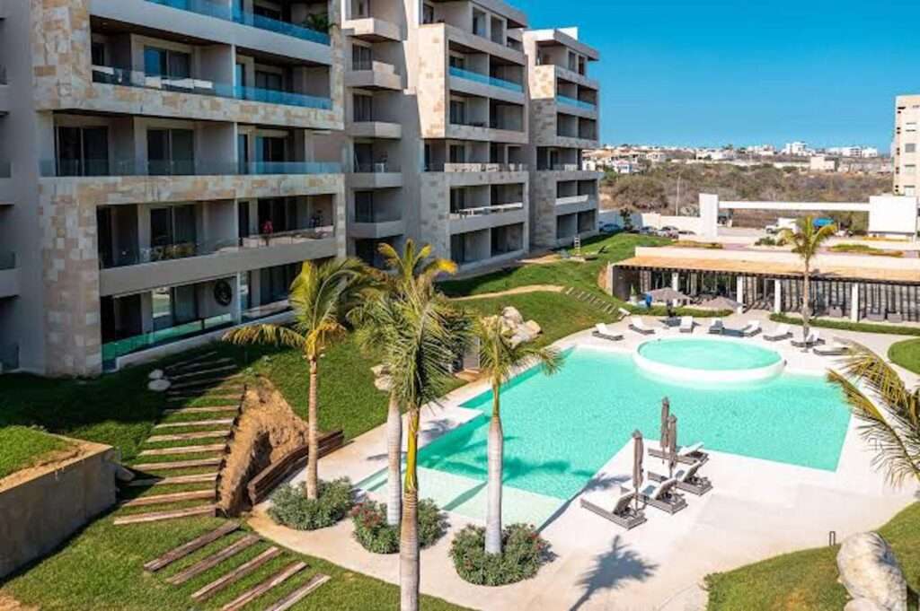 Los Cabos Tramonti Welcome to Tramonti at Cabo San Lucas—home to this stunning 3-bed penthouse in the grand Duomo Tower, the community's largest and most prestigious building, built in 2023. Enjoy breathtaking ocean and city – VISTA VELA GROUND FLOOR, Cabo Corridor, Cabo Corridor, BS