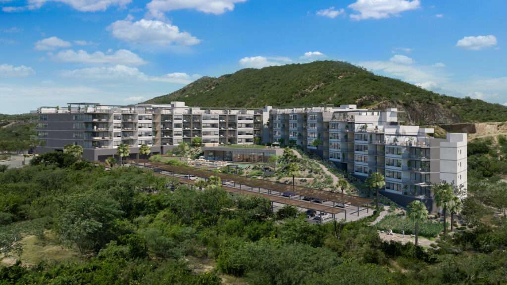 Los Cabos Marea Los Cabos This Vibrant 3 Bedroom Condo is located in Downtown Cabo San Lucas inside the spectacular new development Marea at only 500 hundred meters from Medano Beach.The Vibrant Condo has a fully equipped opened kitchen, a living room with beautiful natural light an private terrace, master bedroom with en-suite bathroom, walking closet, working area and balcony, second bedroom with en-suite bathroom, closet and balcony, third bedroom with closet and balcony, a full bathroom. The community has 24/7 security, lobby, gym, pool, roof top with jacuzzi and BBQ area.Vibrant Condo is a turnkey property with great ROI – VITAI, San Jose del Cabo, San Jose del Cabo, BS